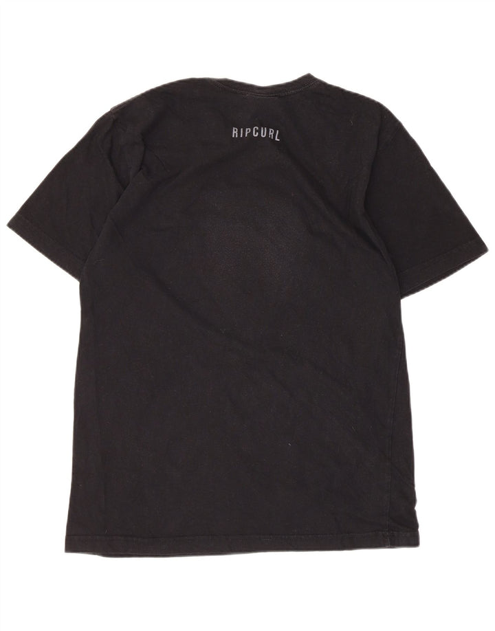 T-shirt grafica da uomo Rip Curl Top in poliestere nero medio