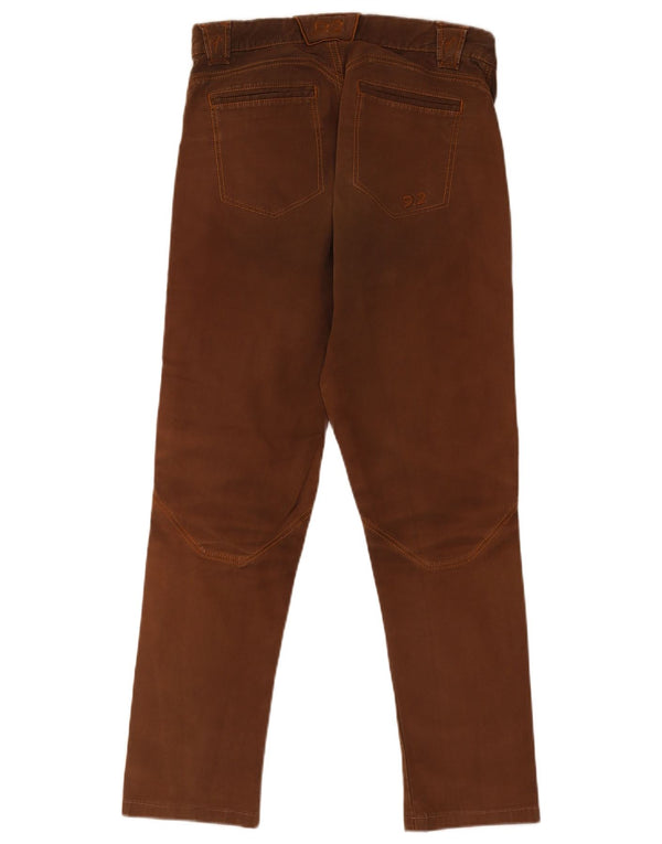 9.2 di Carlo Chionna Pantaloni casual da uomo W32 L29 Cotone color block marrone