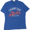 T-shirt grafica da uomo CHAMPION Top grande blu