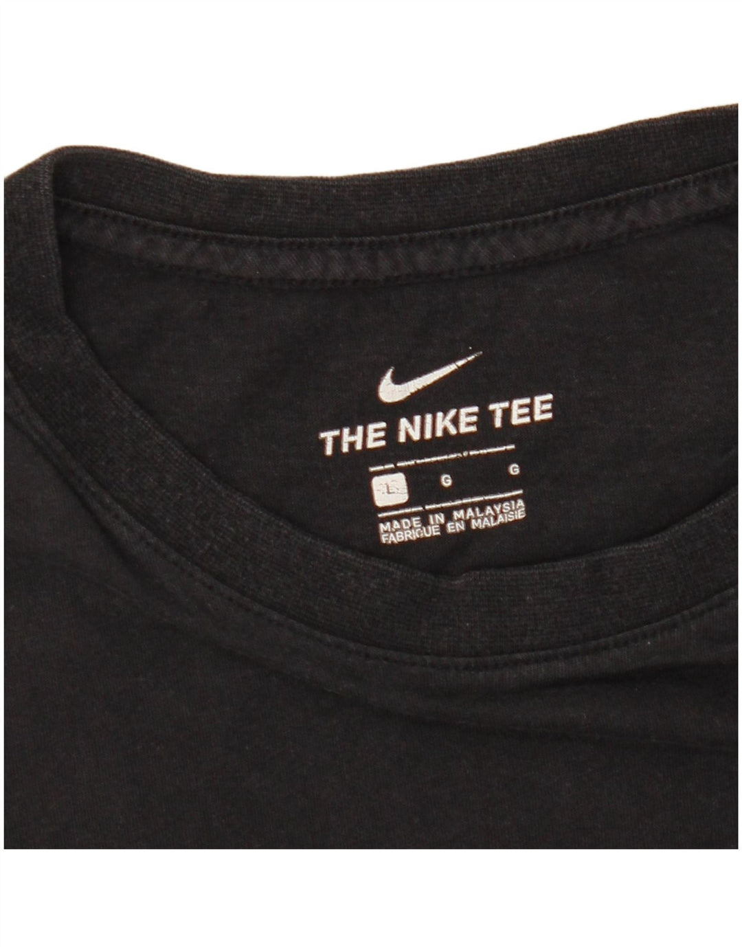 T-shirt da uomo NIKE Top grande nera
