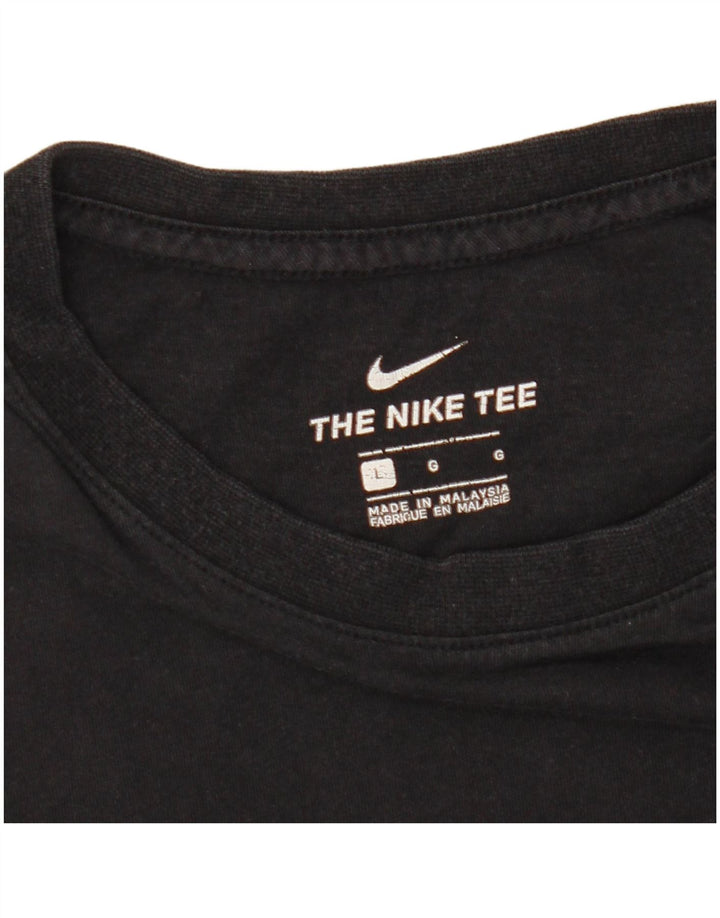 T-shirt da uomo NIKE Top grande nera