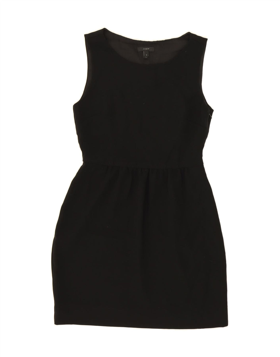 J. CREW Womens Sleeveless Bodycon Dress US 2 XS Black Polyester Vintage J. Crew and Second-Hand J. Crew from Messina Hembry 