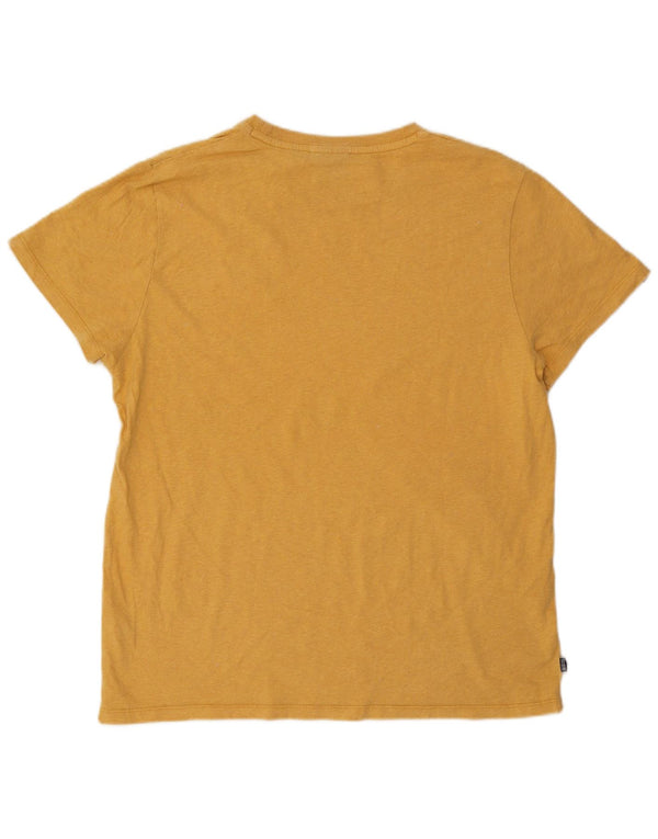 T-shirt da uomo Superdry Top 3XL in cotone giallo