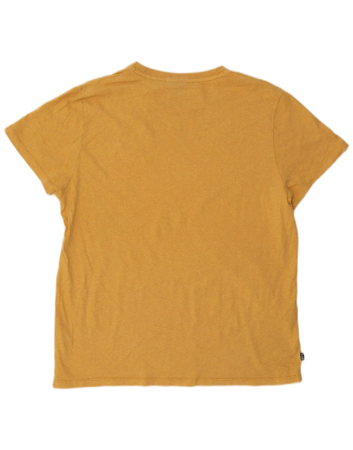 T-shirt da uomo Superdry Top 3XL in cotone giallo
