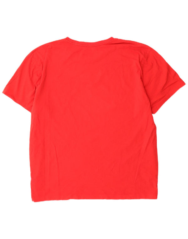 T-shirt da uomo Polo Ralph Lauren Top 2XL in cotone rosso
