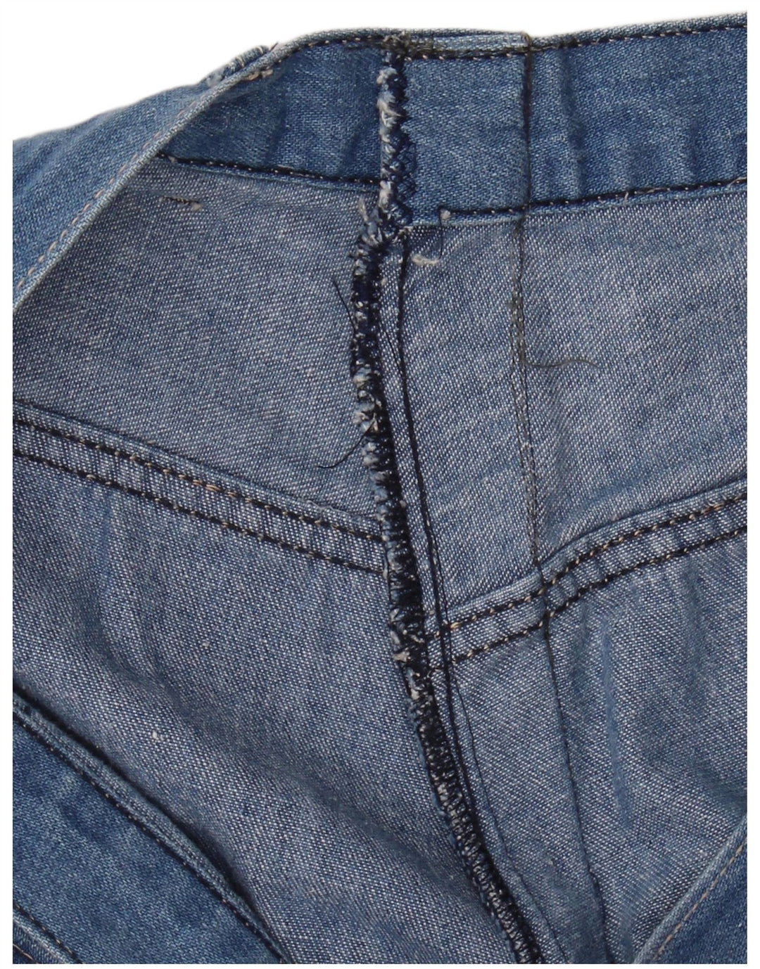Jeans affusolati da donna vintage IT 44 medio W30 L27 cotone blu