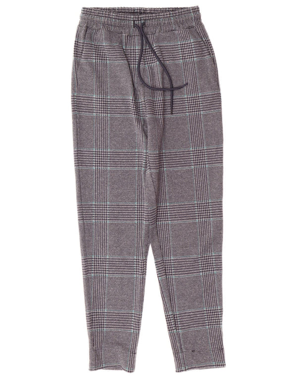 Pantaloni da tuta da donna MARKS & SPENCER UK 8 piccolo pied de poule grigio