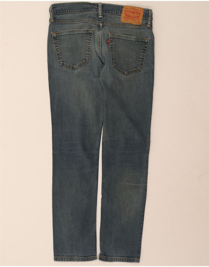 LEVI'S Womens 511 Slim Jeans W31 L30 Blue Cotton Vintage Levi's and Second-Hand Levi's from Messina Hembry 