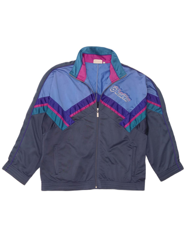 Giacca da ginnastica grafica da uomo Lotto XL Colorblock blu navy