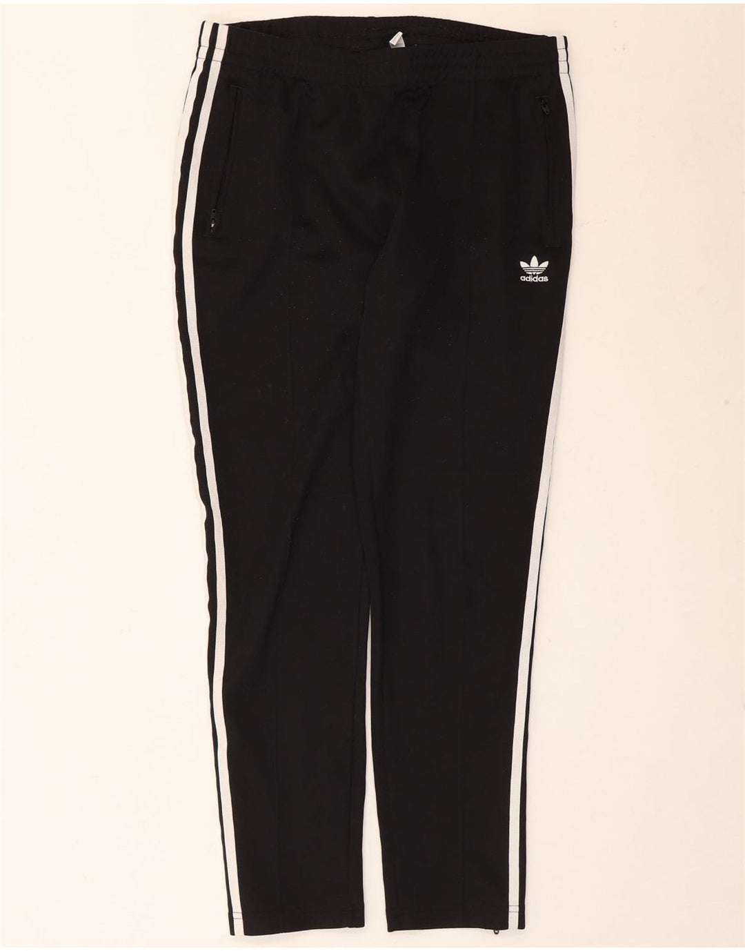 Pantaloni della tuta da donna Adidas UK 14 cotone medio nero
