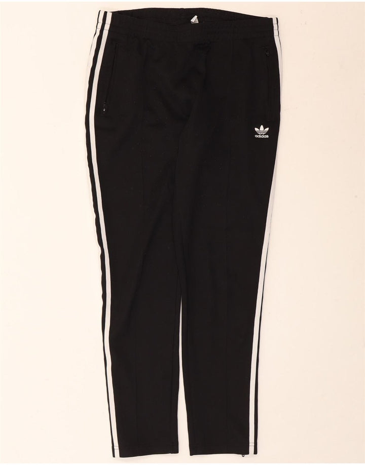 Pantaloni della tuta da donna Adidas UK 14 cotone medio nero