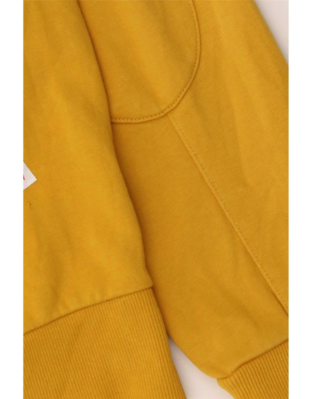 Maglione con cappuccio e zip da uomo Sun68 in cotone giallo medio
