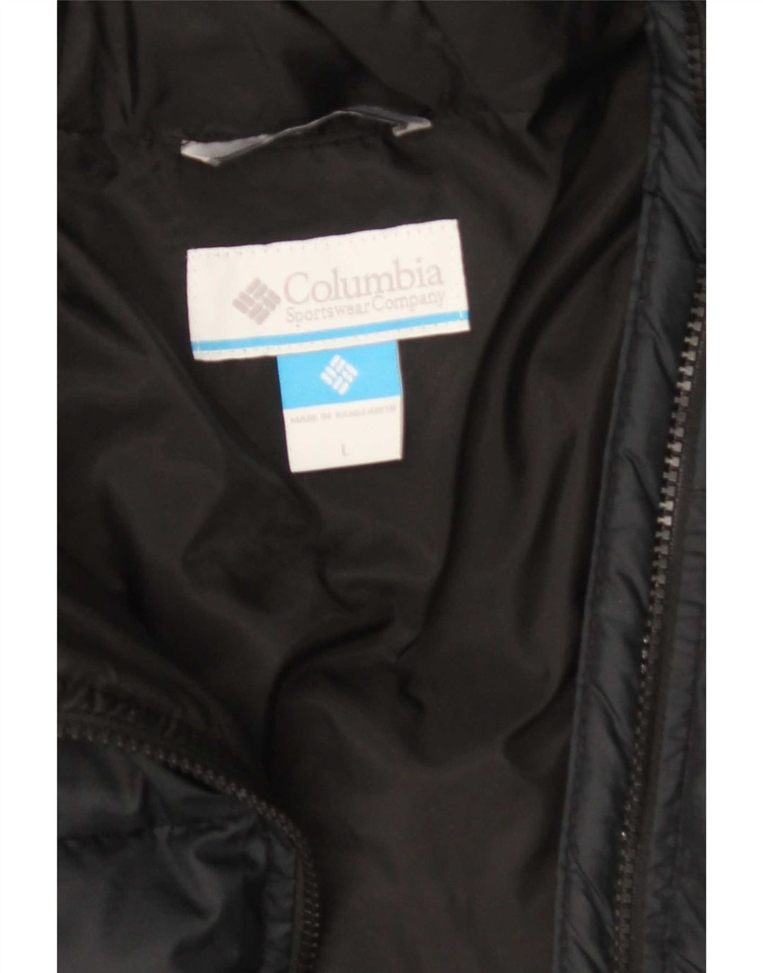 Cappotto imbottito oversize con cappuccio da donna Columbia UK 16 grande nero