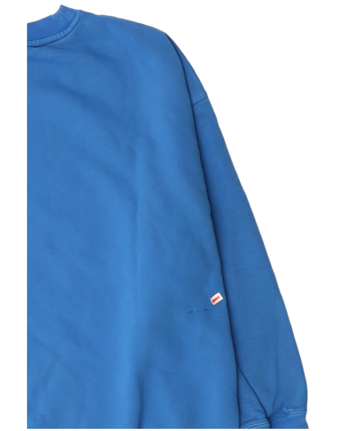 Felpa oversize da donna ADIDAS maglione UK 14 grande cotone blu