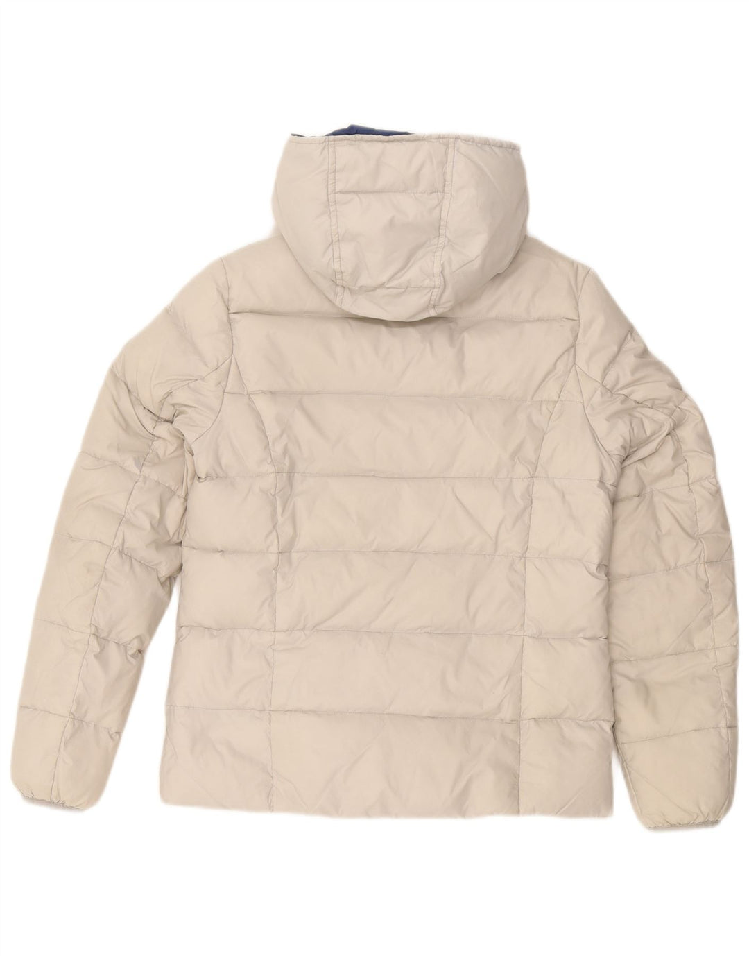 Giacca imbottita con cappuccio da donna Best Company UK 14 nylon bianco medio