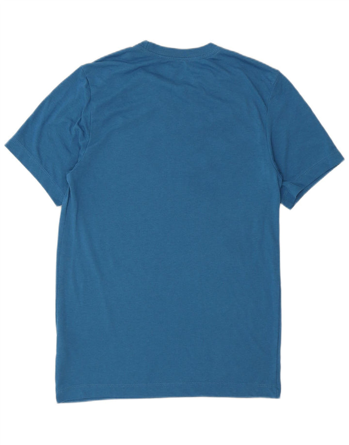 T-shirt grafica Nike da uomo Dri Fit Top XS in poliestere blu