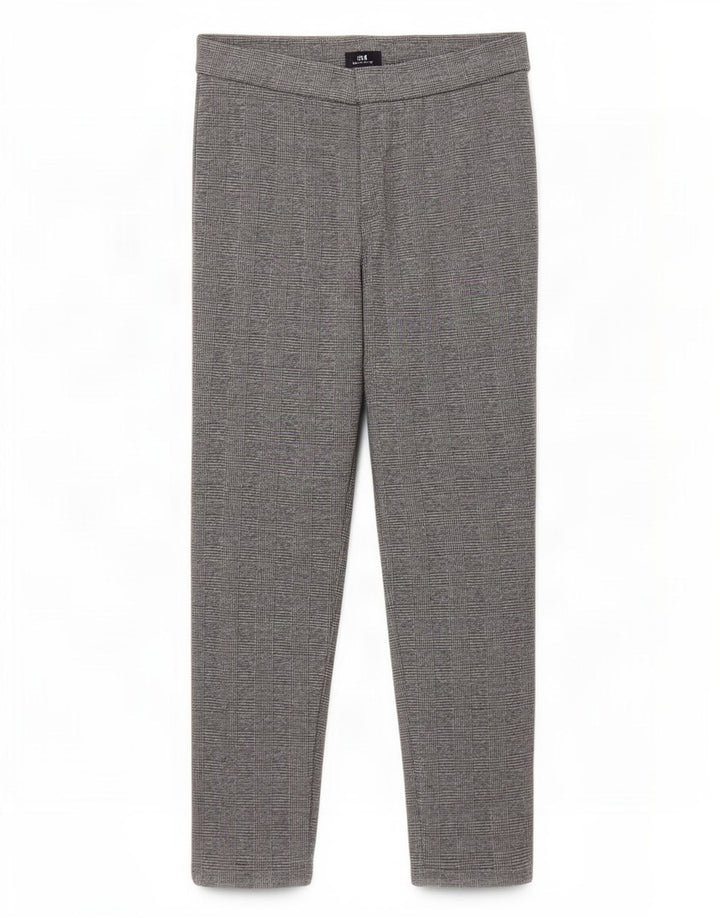 Leggings corti da donna Marks & Spencer UK 14 poliestere grande grigio pied de poule