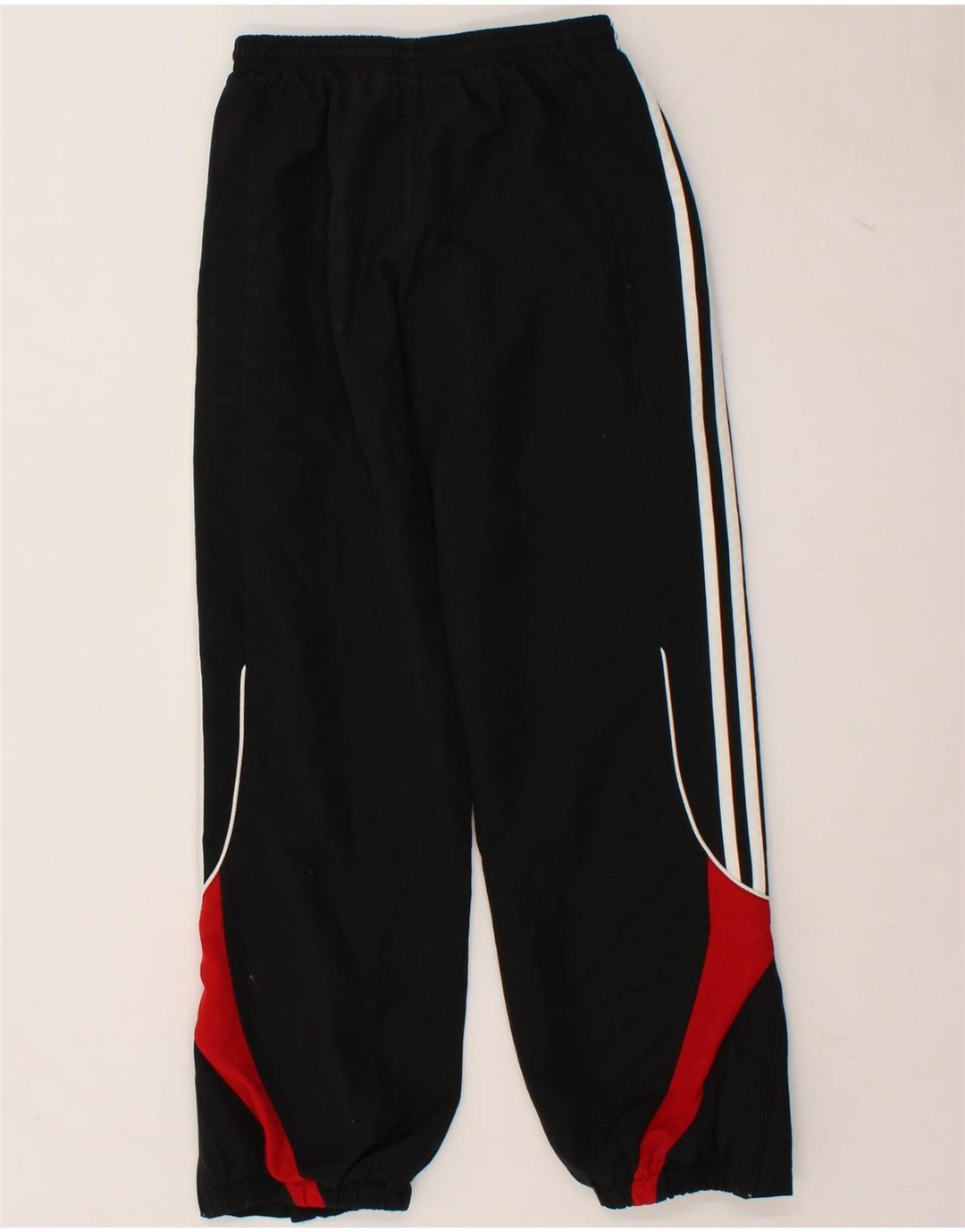 ADIDAS Boys Tracksuit Trousers 11-12 Years Black Polyester Vintage Adidas and Second-Hand Adidas from Messina Hembry 
