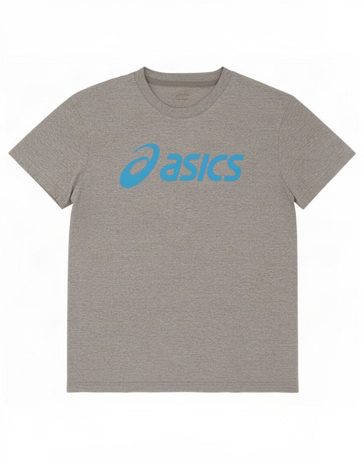 T-shirt grafica da uomo Asics Top grande grigio screziato