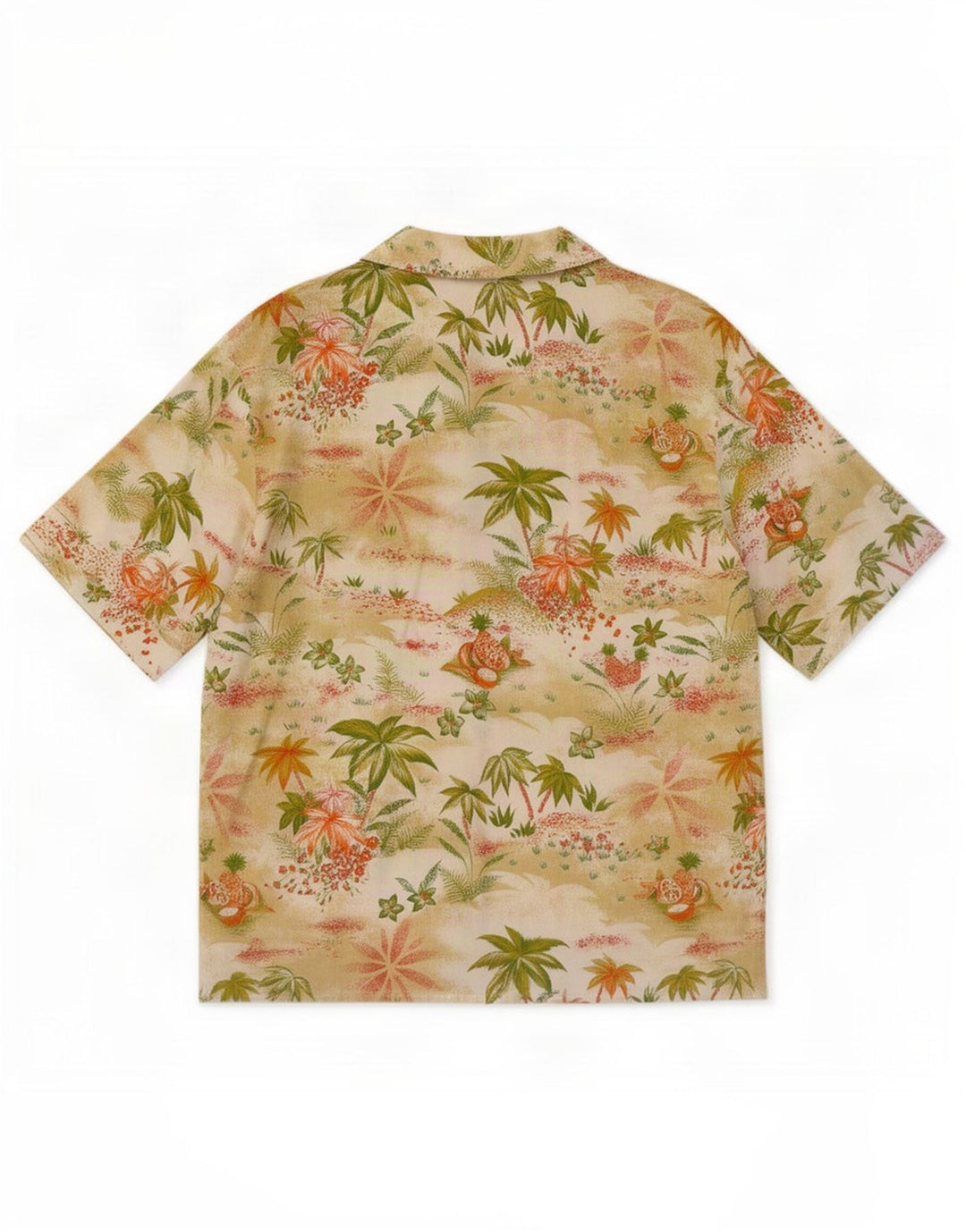 Camicia hawaiana vintage da donna IT 42 floreale multicolore media