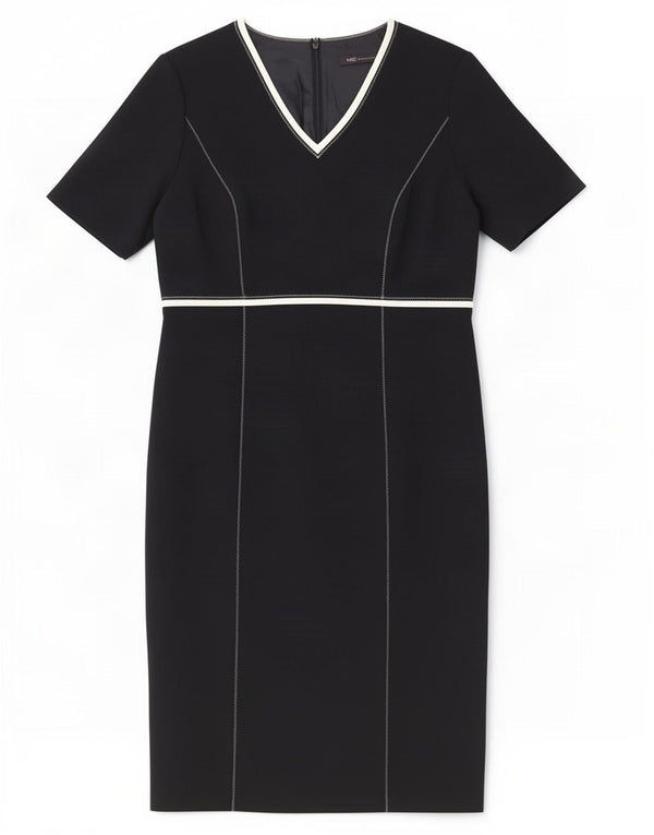 Abito tubino da donna Marks & Spencer UK 14 Large in viscosa blu navy