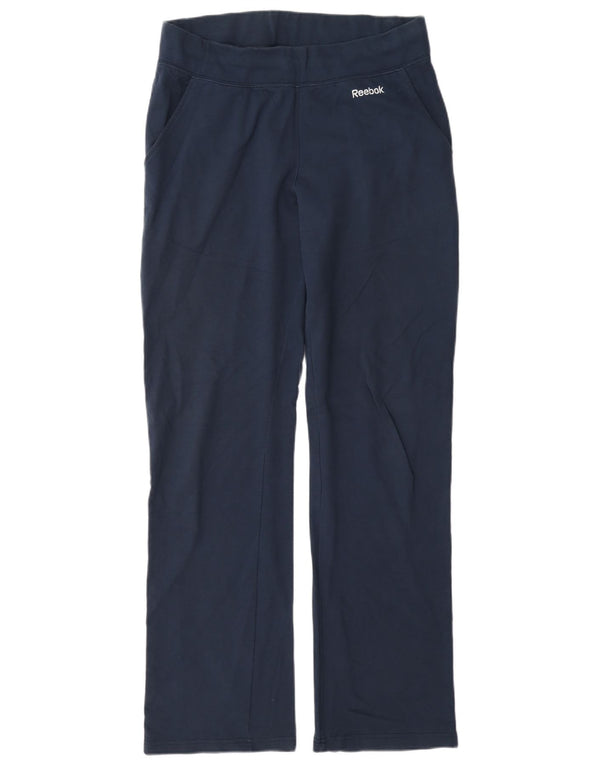 Pantaloni da tuta da donna Reebok UK 14 Large Blu Navy in cotone
