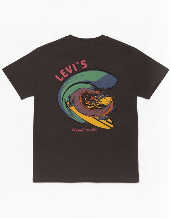 T-shirt grafica da uomo Levi's Top grigio medio