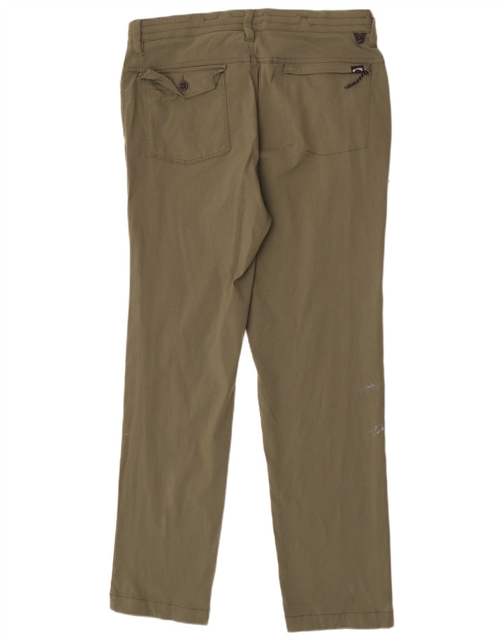 Pantaloni chino slim da uomo Billabong medi W32 L30 nylon kaki