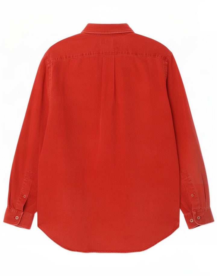 Camicia da uomo Marlboro Classics piccola rossa in cotone