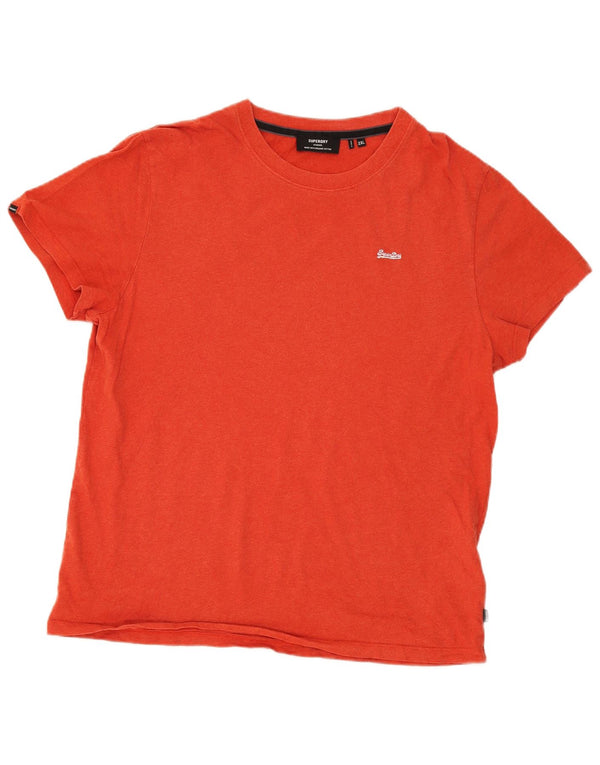 T-shirt da uomo Superdry Top 2XL in cotone rosso