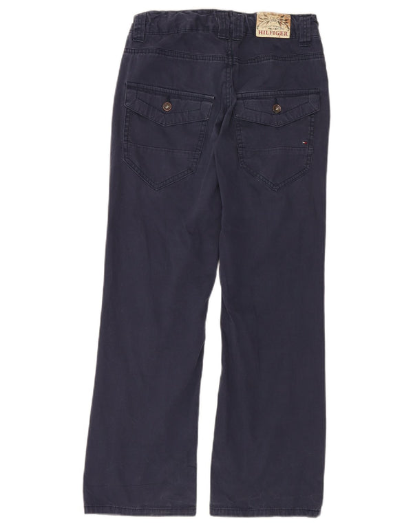 Pantaloni chino dritti per ragazzi Tommy Hilfiger 11-12 anni W28 L27 Blu navy