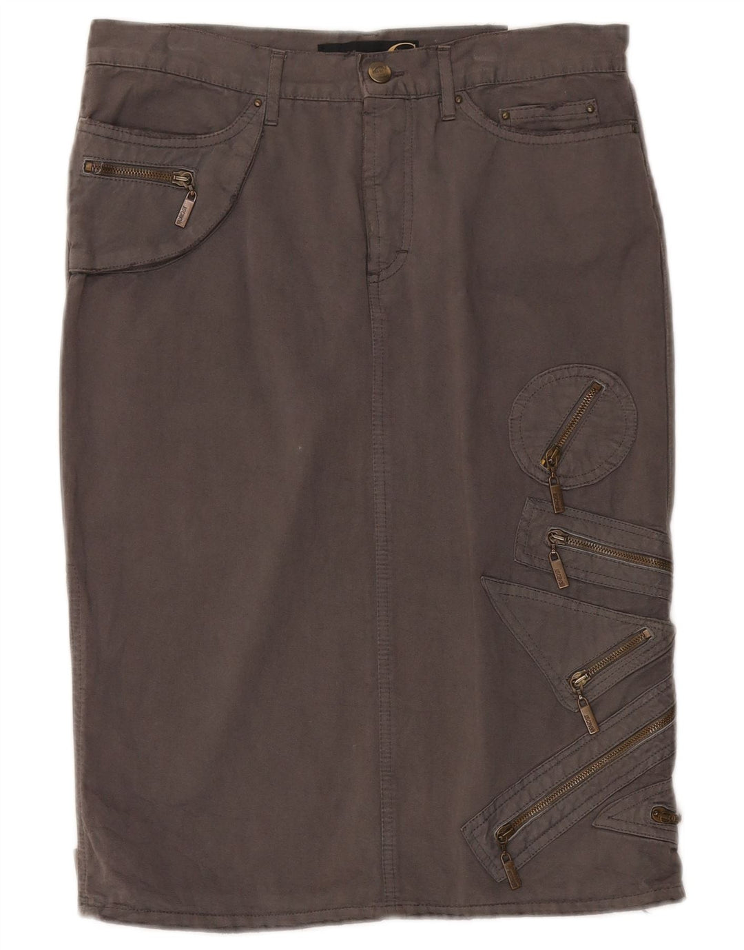 Gonna cargo da donna Just Cavalli EU 42 Large W30 Cotone grigio
