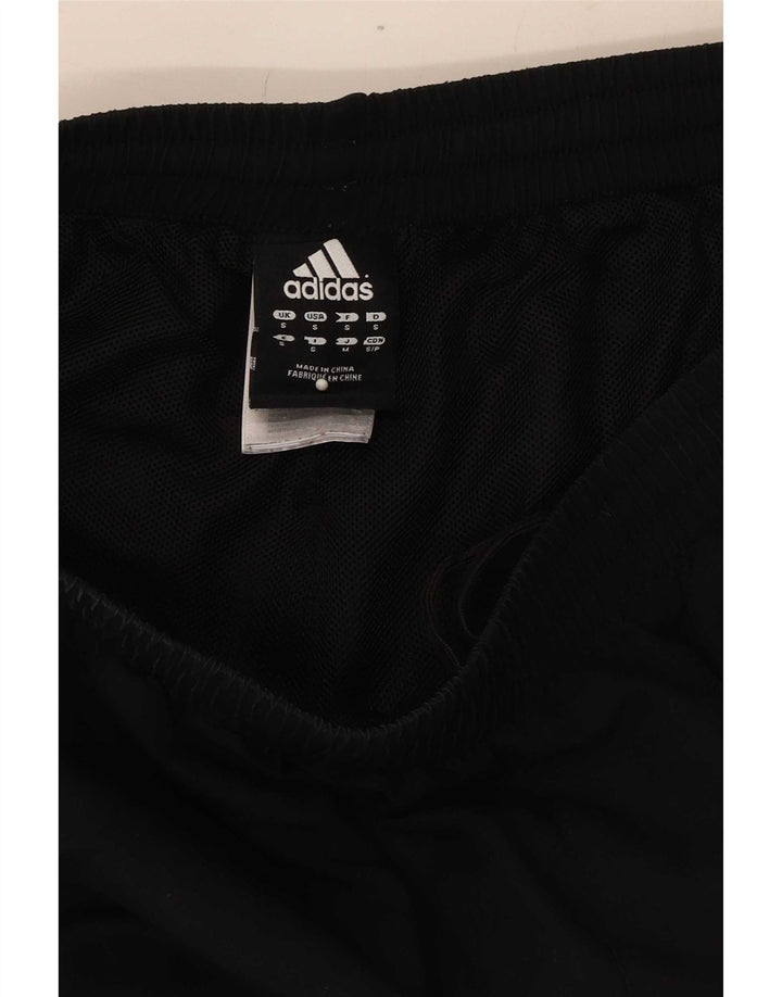 Pantaloncini sportivi Adidas da uomo piccoli in poliestere nero