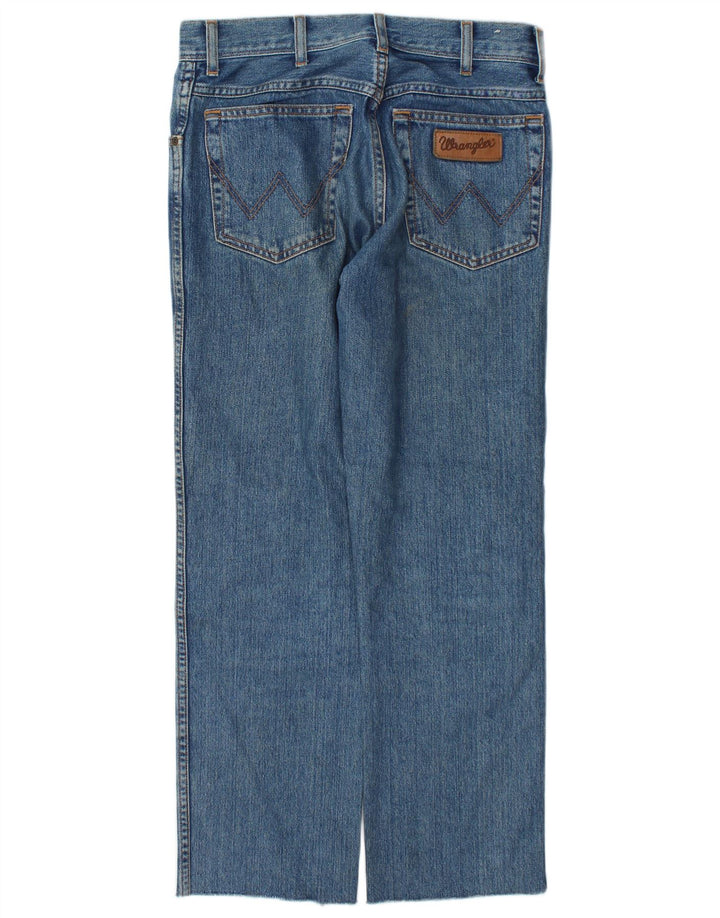 Jeans dritti da uomo Wrangler Texas W30 L28 cotone blu
