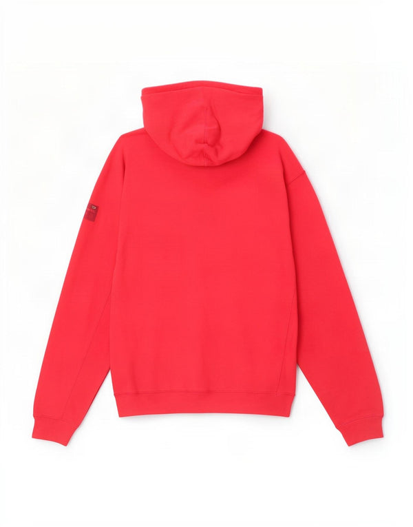 Maglione con cappuccio da uomo Diesel grande in cotone rosa