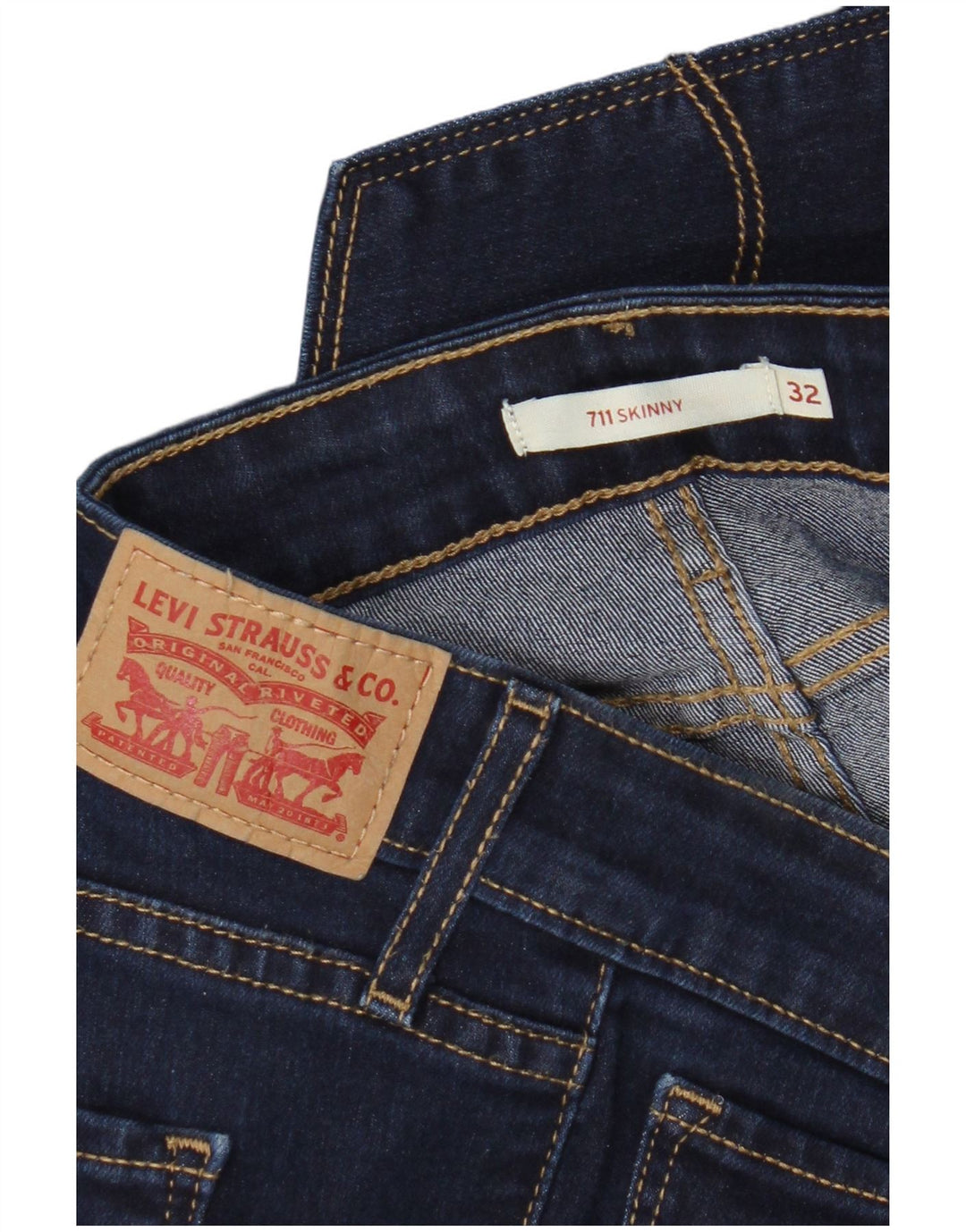 Jeans skinny Levi's 711 da donna W32 L29 Blu navy