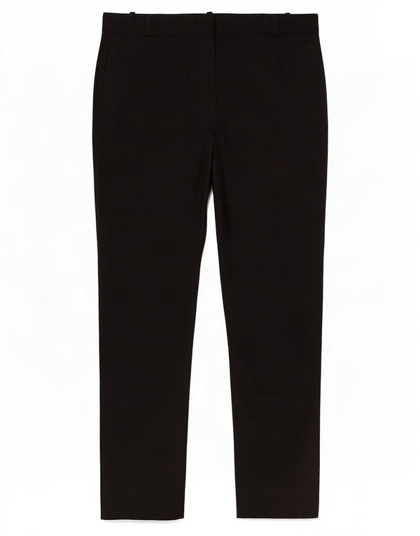 Pantaloni chino slim da donna Massimo Dutti EU 40 Medium W30 L27 Cotone nero