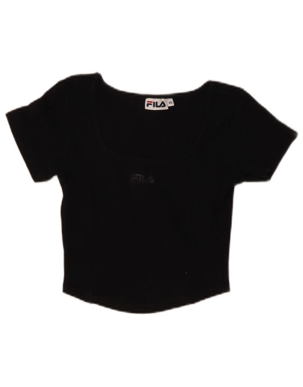 Maglietta corta da donna Fila UK 4 XS Nera