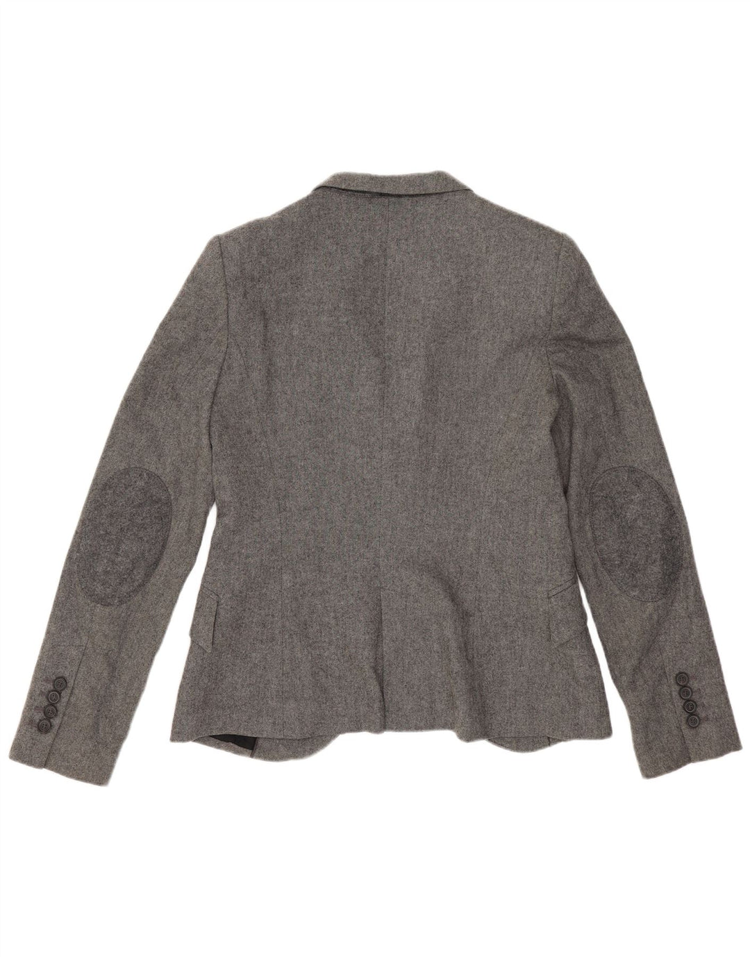 Giacca blazer a 1 bottone da donna Zara UK 12 Viscosa grigio medio