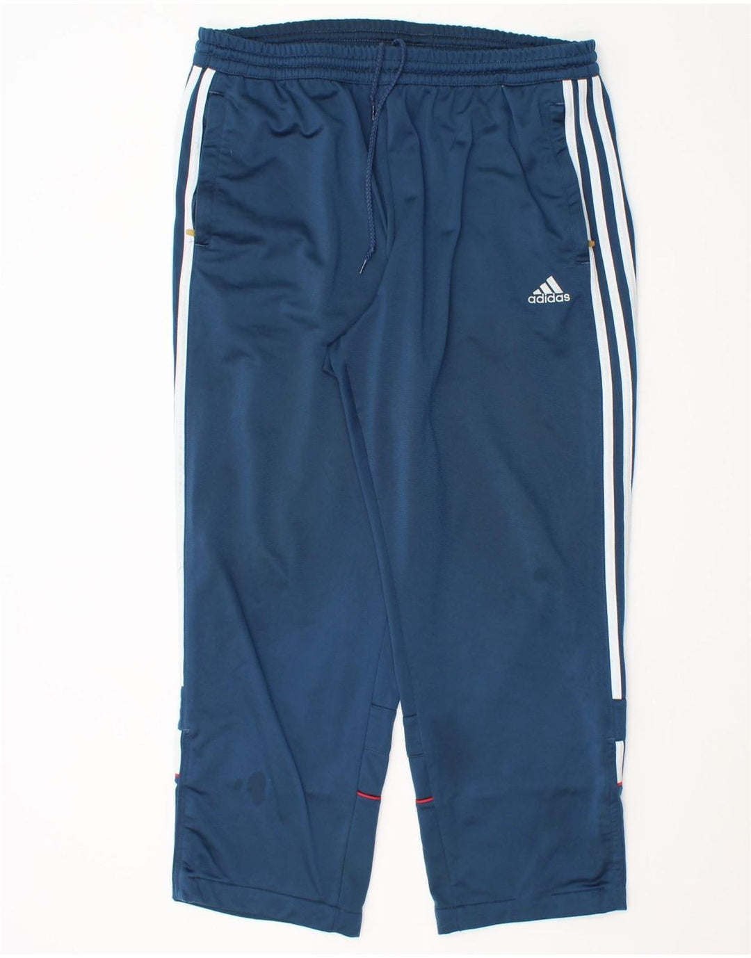 Pantaloni da tuta da uomo Adidas UK 40/42 Poliestere blu medio
