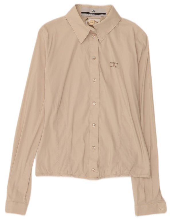Camicetta da donna Celyn B Shirt Elisabetta Franchi UK 12 Beige medio