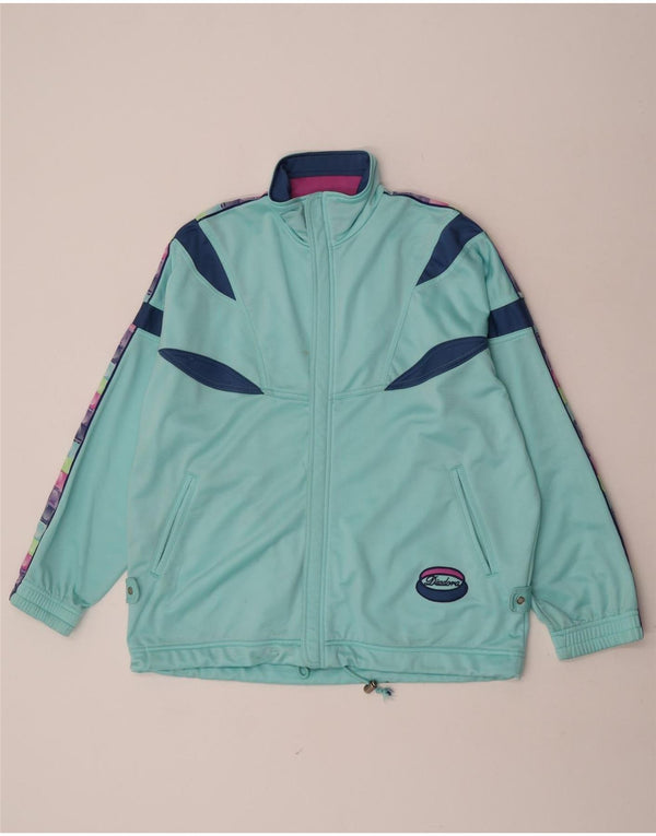 Giacca da ginnastica grafica da uomo Diadora UK 36 Small Turchese Colourblock