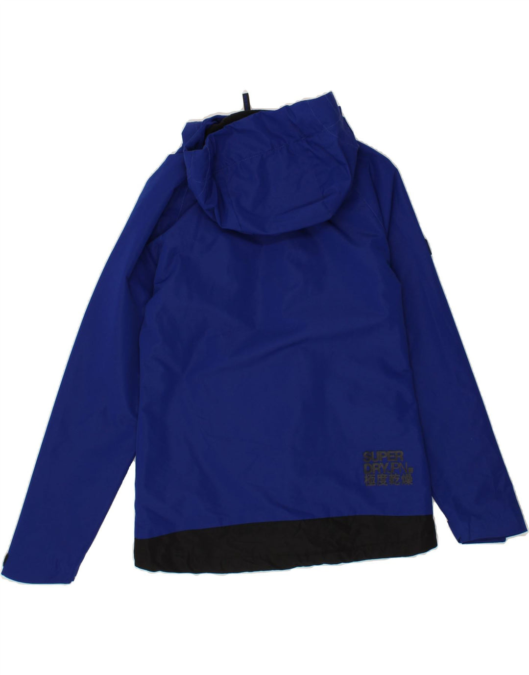 SUPERDRY Womens Windcheater Hooded Windbreaker Jacket UK 10 Small  Blue Vintage Superdry and Second-Hand Superdry from Messina Hembry 