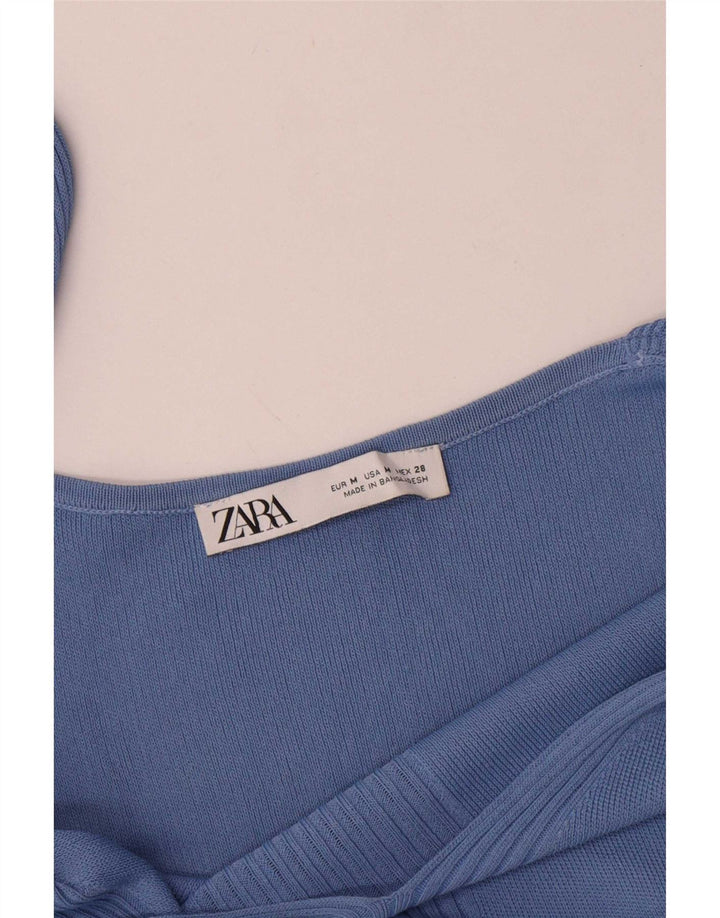 Canottiera Zara da donna UK 12 blu medio