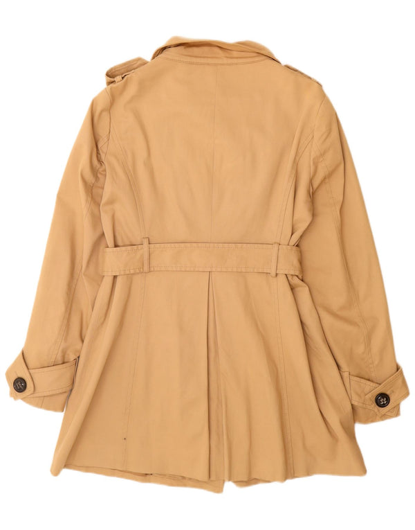 Trench da donna Zara UK 12 Cotone beige medio
