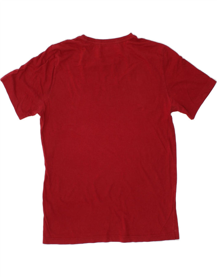 PUMA Mens Graphic T-Shirt Top Medium Red Cotton Vintage Puma and Second-Hand Puma from Messina Hembry 