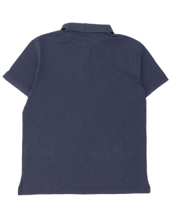 Polo Ralph Lauren Camicia slim fit da uomo grande in cotone blu navy