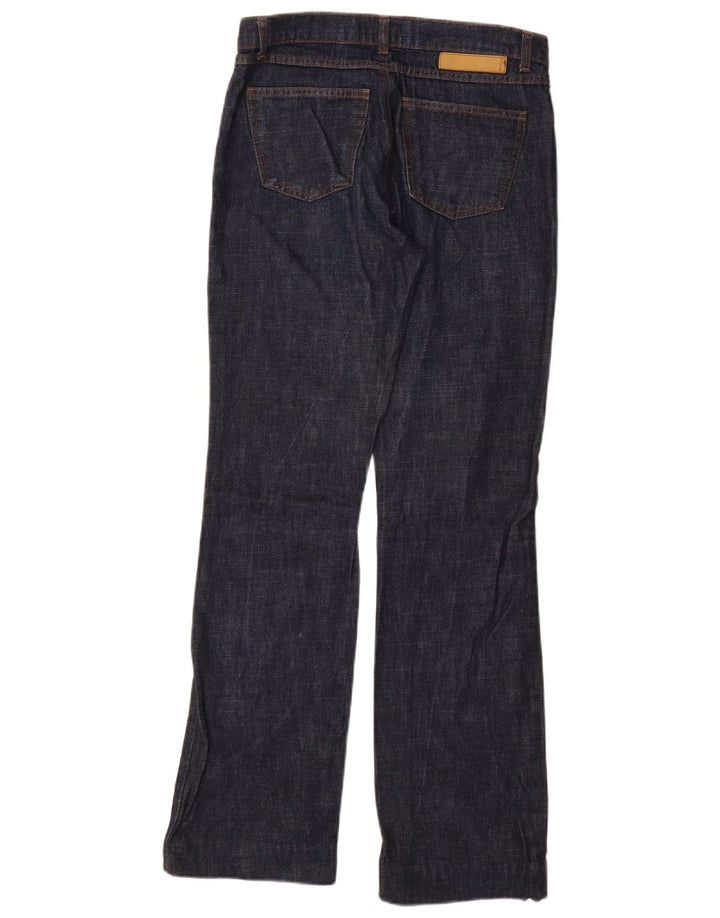 Max & Co. Jeans bootcut da donna UK 10 piccoli W28 L32 cotone blu navy