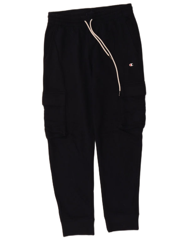 Pantaloni da tuta cargo da uomo Champion Joggers medi in cotone blu navy