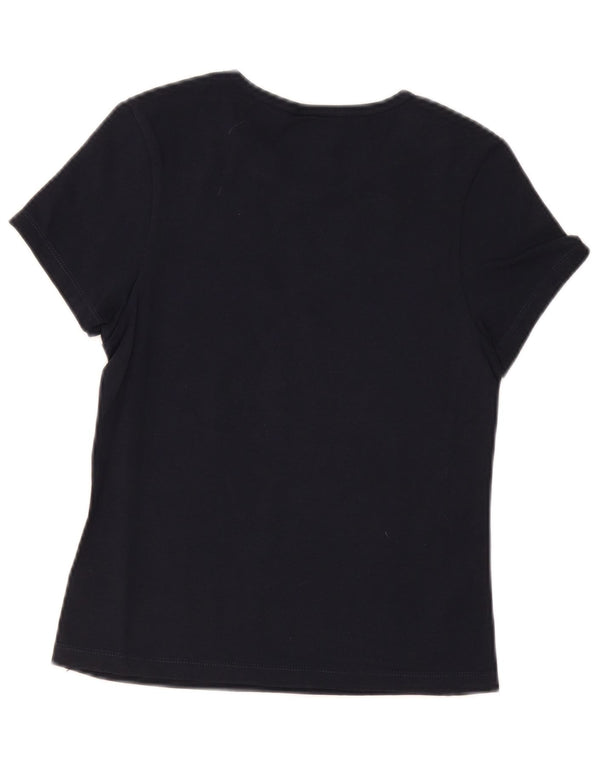 T-shirt da donna Champion Top UK 12 cotone medio blu navy